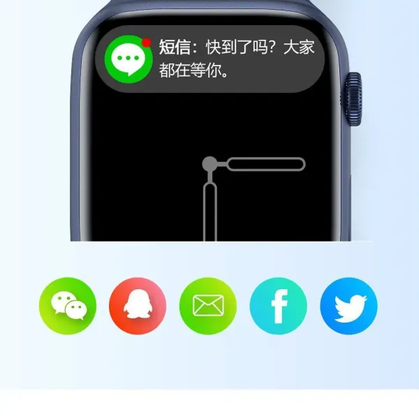 Apple Watch Series 9 White Sport Band Smartwatch Smartwatches - 30