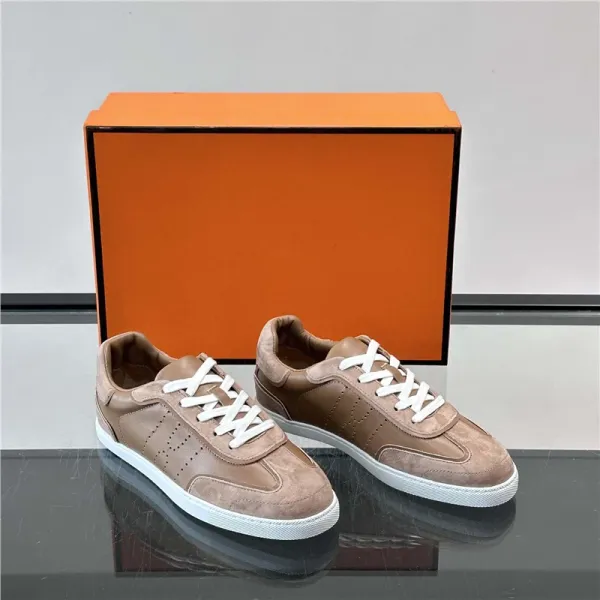 Hermès Oran Sneakers Beige Suede Sneakers - 1