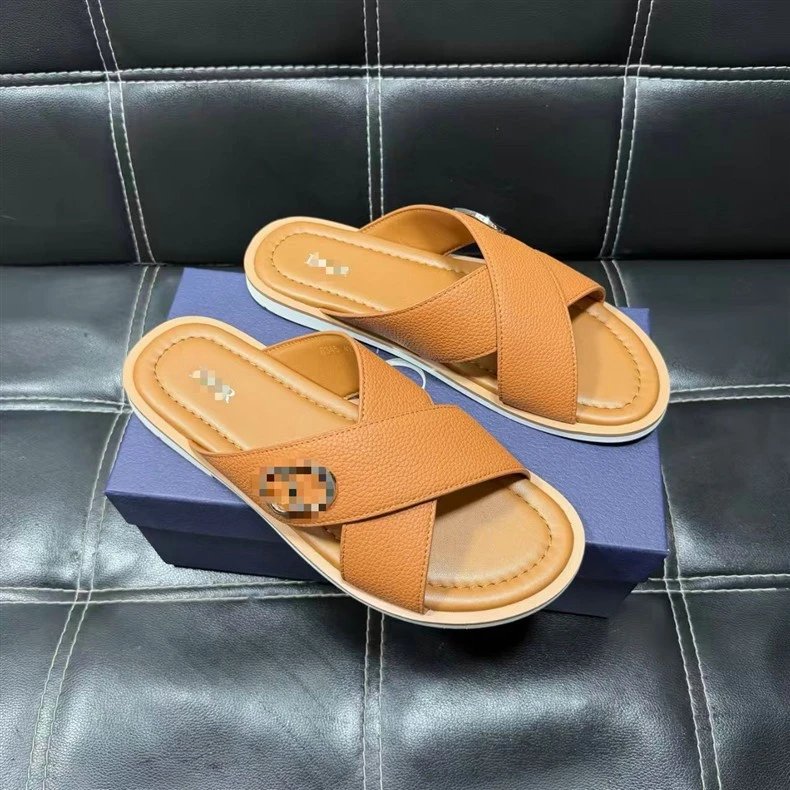 Design Suede Slide Sandals Purple / Black Slippers - 15