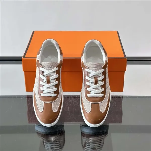 Hermès Oran Sneakers White with Gum Sole Sneakers - 12