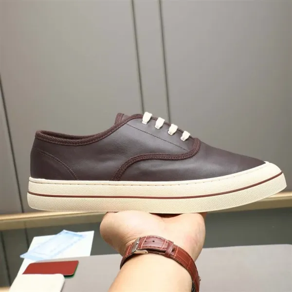 Design Low-Top Canvas Sneaker White Beige - 5