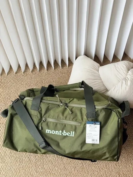 Design Montbell 40L Duffle Bag Navy Blue Travel Gym Bag Duffle Bag - 25