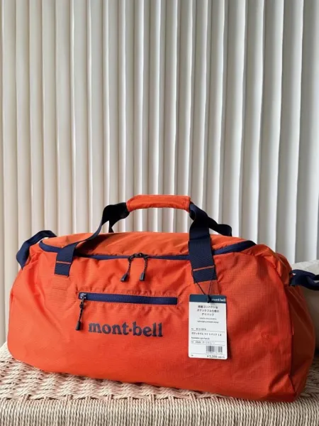 Design Montbell 40L Duffle Bag Navy Blue Travel Gym Bag Duffle Bag - 31