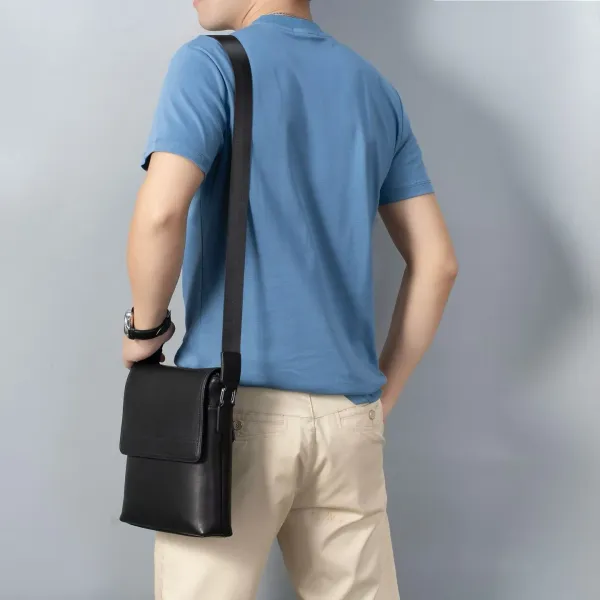 Design Classic Flap Crossbody Bag Black - 6