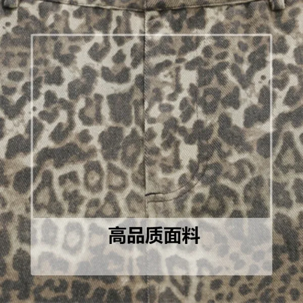 New Balance 990v6 Beige Leopard Cargo Shorts Set - 5