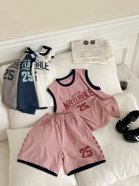 Design Star Nature 25 Basketball Jersey Set Navy Blue - 6