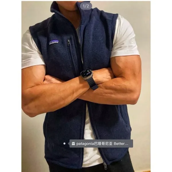 Patagonia Better Sweater Fleece Vest Gray Outerwear.vest - 14