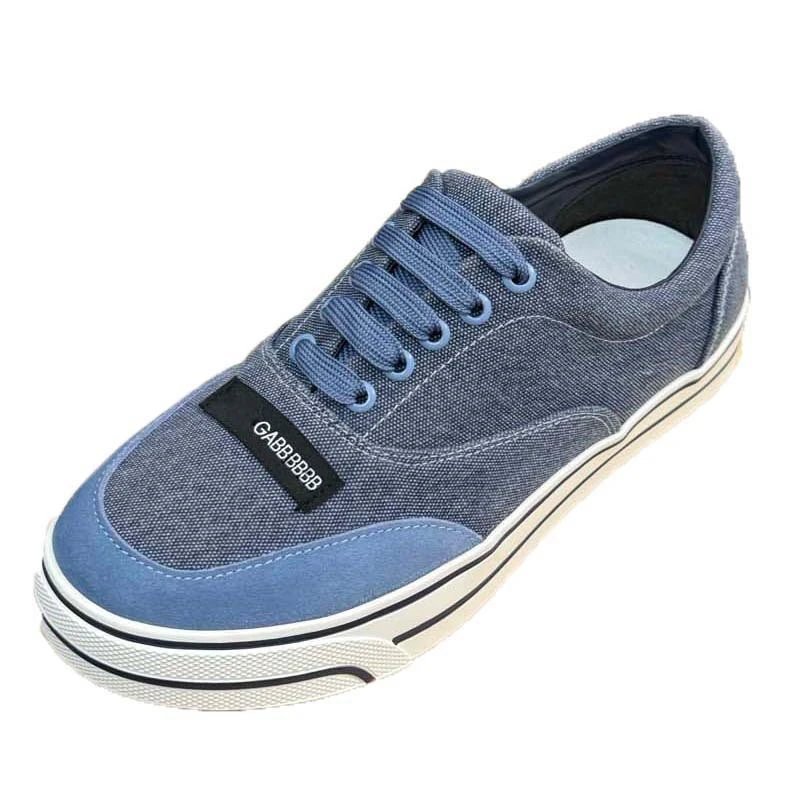 GABBRIELLE Canvas Blue Two-Tone Casual Sneakers
