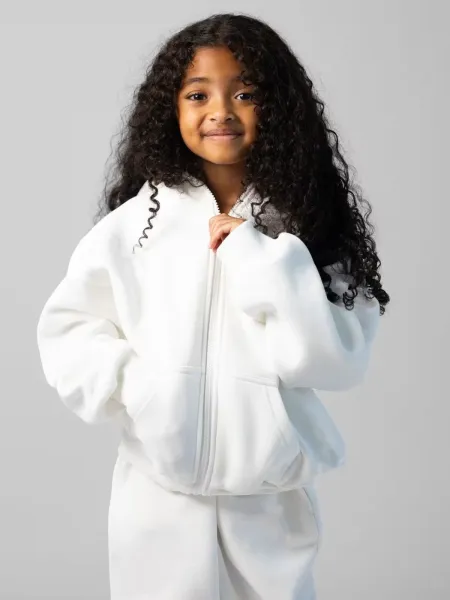 Design Oversized Zip-Up Hoodie and Jogger Set Gray - 8