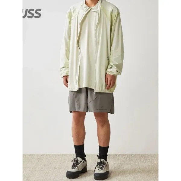 On Running Windbreaker Light Beige Windbreaker Outerwear.windbreaker - 10