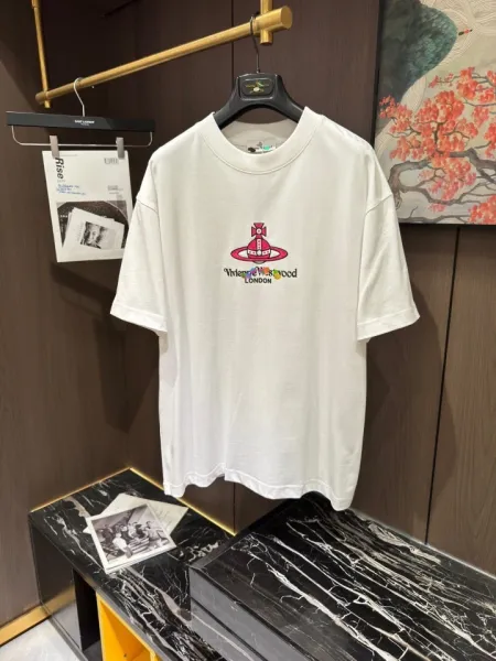 Vivienne Westwood Orb Logo T-Shirt White - 3