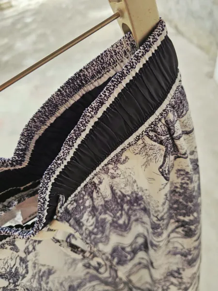Dior Toile de Jouy Print Pants and Hoodie Set in Black and White - 10