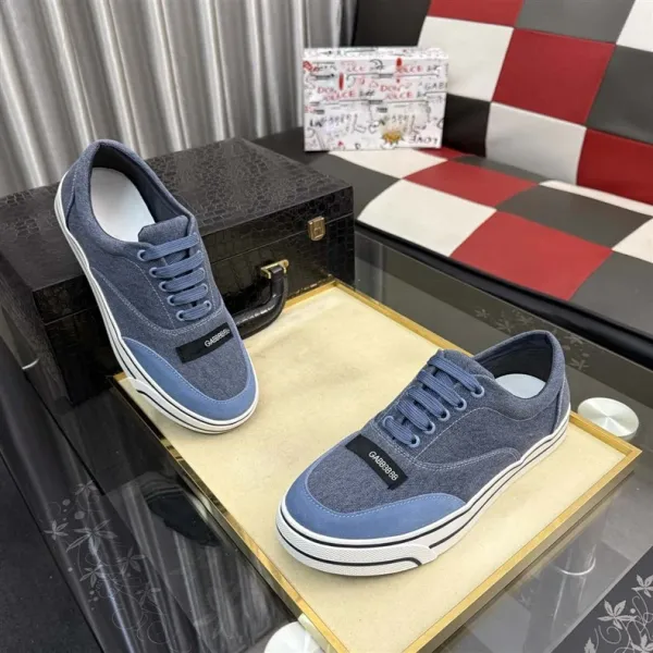 Off-White Pink Canvas Sneakers - 5