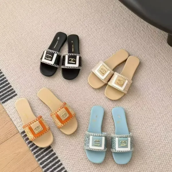 Versace Medusa Buckle Slide Sandals Black Slippers - 4