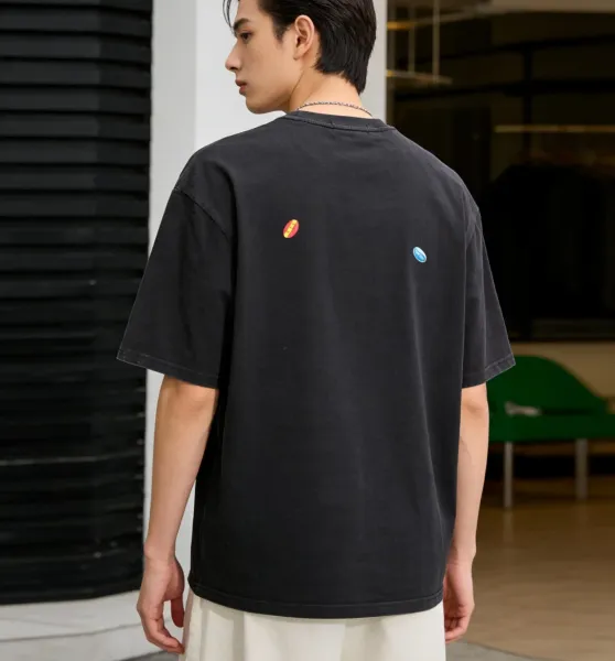 Bose T-Shirt and Sweatpants Set Black Streetwear Casual Set - 5
