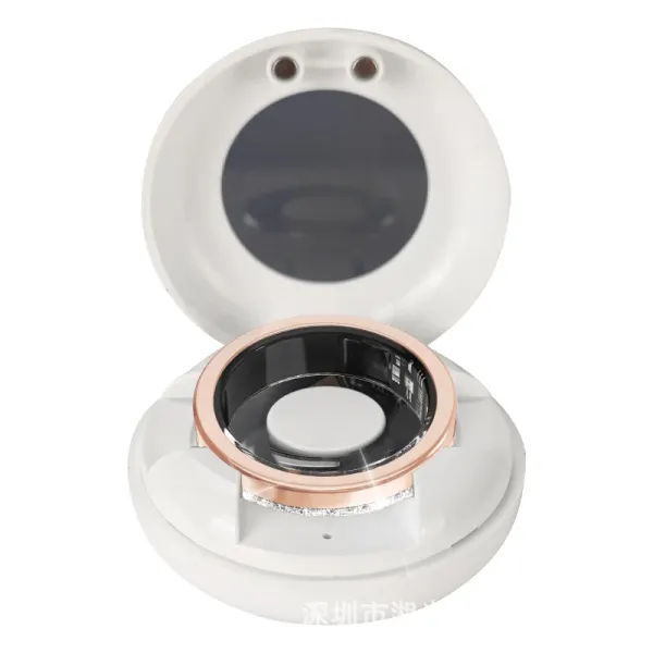 Design Smart Ring with Crystal Accents Rose Gold Smart Ring Jewelry - 30