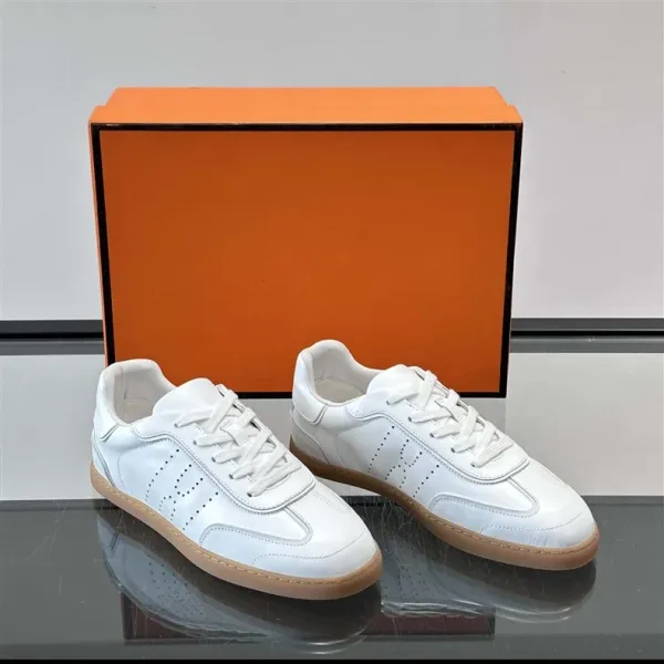 Hermès Oran Sneakers White with Gum Sole Sneakers - 4