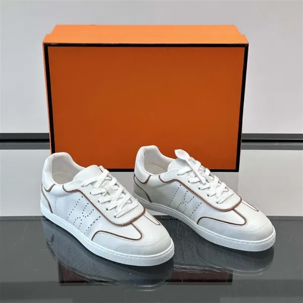 Hermès Oran Sneakers White with Gum Sole Sneakers - 6