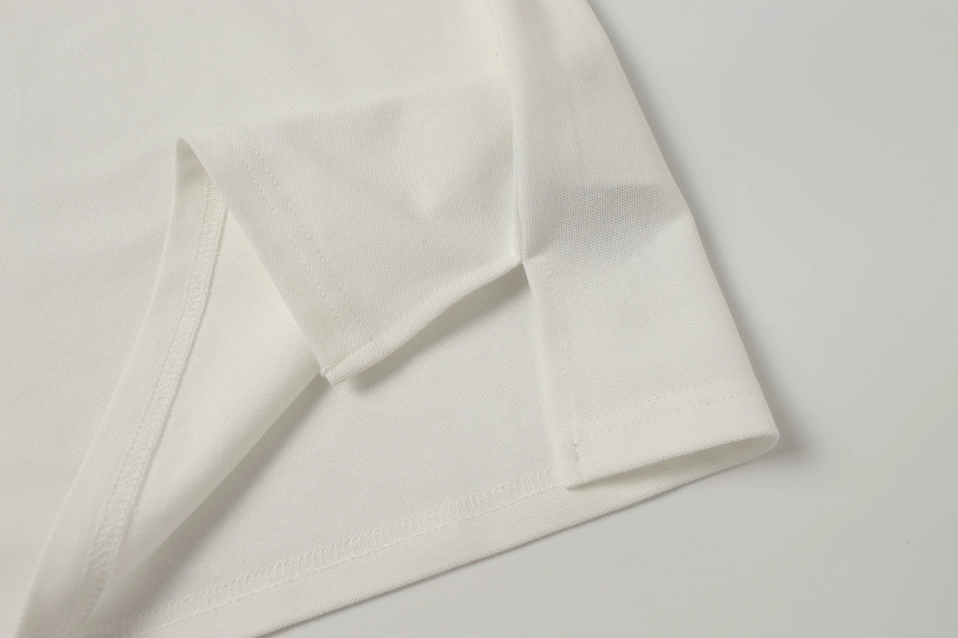 Stone Island Logo Patch Polo White Polo Shirt - 8
