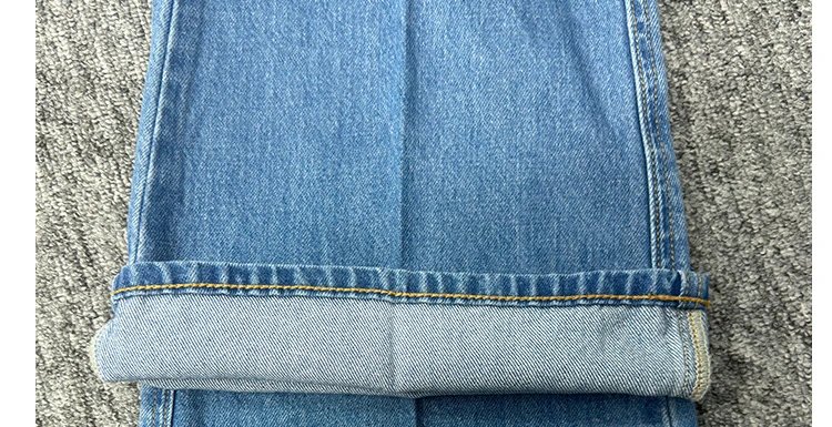 Design Wide-Leg Flared Jeans Blue - 31