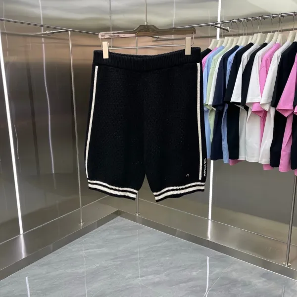 Design ASA LANCA Knit Set Black with White Stripe Sweater and Shorts Sets - 8