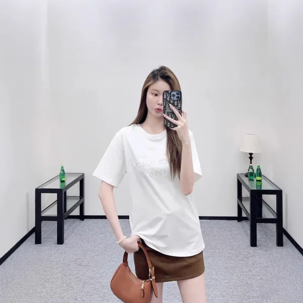 Dior Stockx 1996 White Embellished T-Shirt - 6