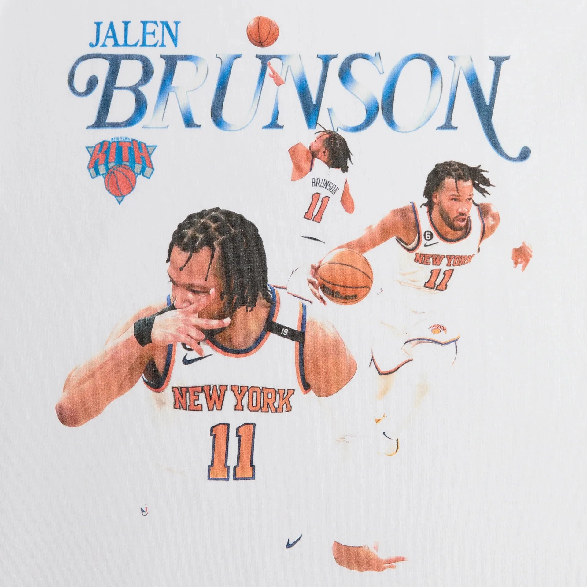 Kith x New York Knicks Jalen Brunson Graphic T-Shirt Black - 36