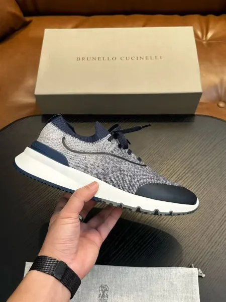 Design Brunello Cucinelli Chunky Sneaker Black Gold Sneakers Chunky Sneakers - 34