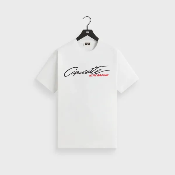 Kith Cigarette Kith Racing White T-Shirt - 1