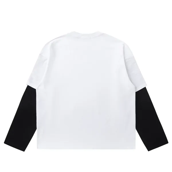 Design NOTSEX I Hate Rappers Brand Acid Wash Long Sleeve T-Shirt Black T-Shirts - 18
