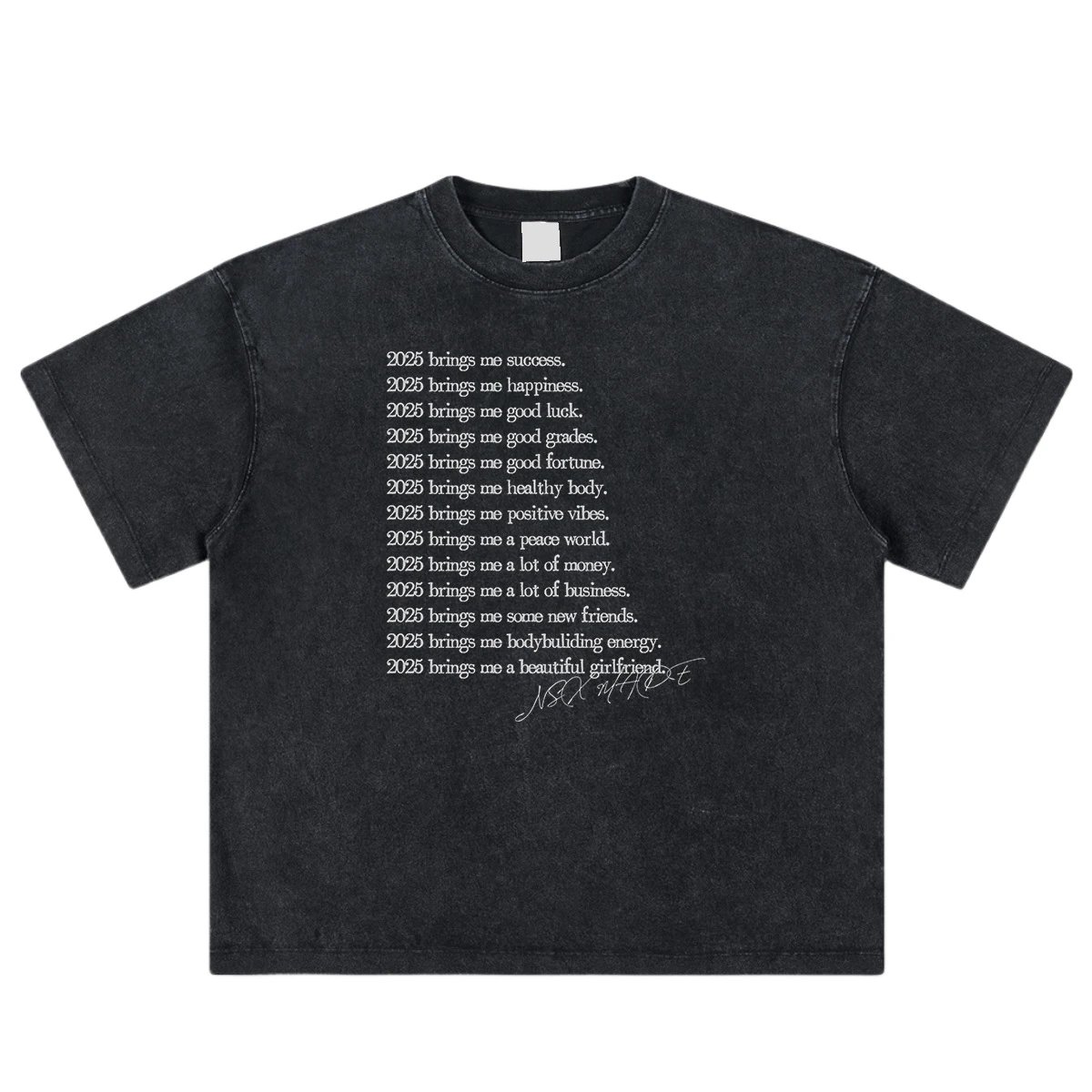Wash black regular loose fit short sleeved shirt