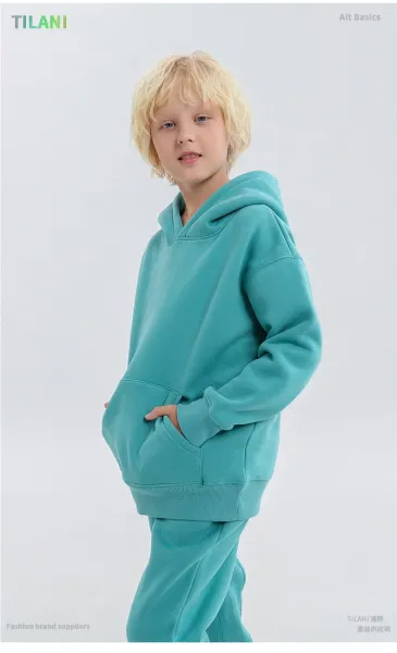 Design Oversized Hoodie and Sweatpants Set Sage Green Casual Set - 16