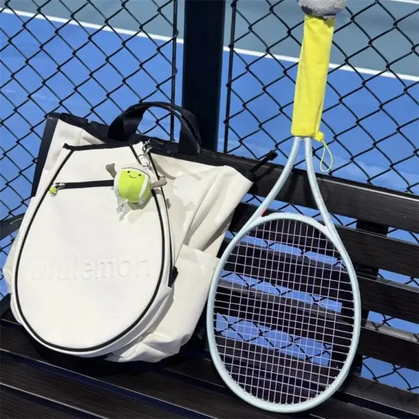 Design Canvas Backpack Beige with Black Straps - 8