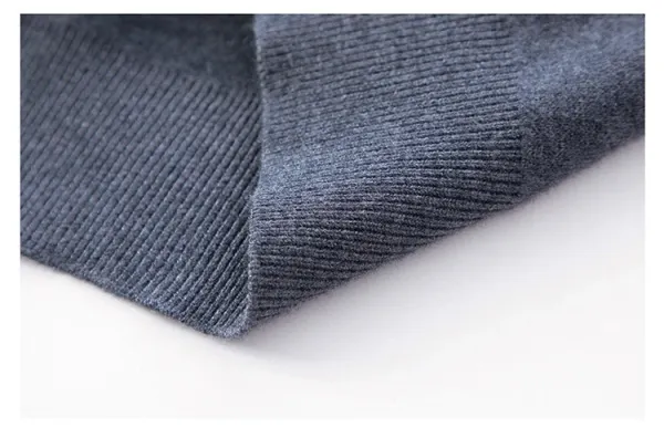 Design V-Neck Knit Vest Navy Blue Vest Top - 54