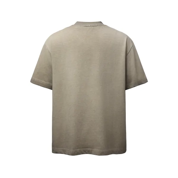 Maison Margiela Tabi Logo Washed Gray T-Shirt - 9