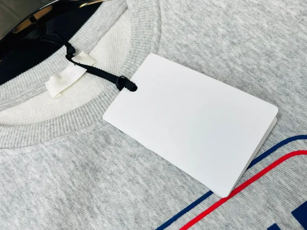Celine Logo Patch Gray Hoodie - 9