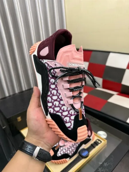 Dolce & Gabbana Sneakers Beige Pink Multicolor Sneakers - 8