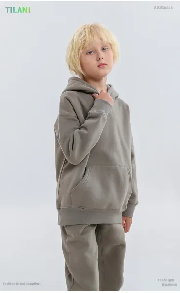 Design Oversized Hoodie and Sweatpants Set Sage Green Casual Set - 84