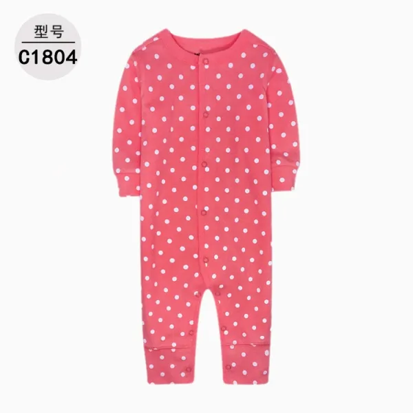 Design Striped Ribbed Footed Romper Brown and White Sleepwear - 32