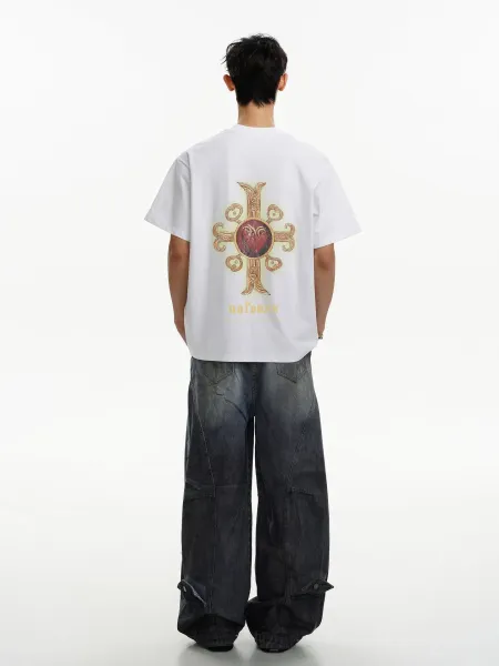 Design Nofsexx The Heart of Imprisonment Graphic T-Shirt Gray T-Shirts - 14