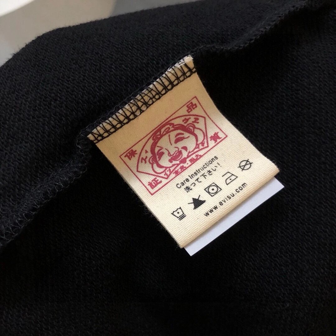 Evisu M Logo Print Black Sweatshorts Shorts - 8