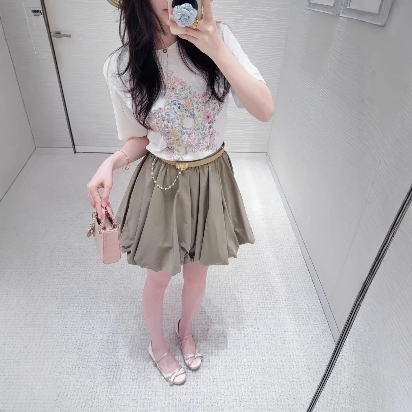 Floral Star Print T-Shirt