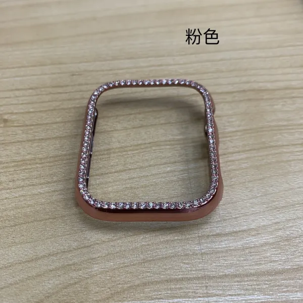 Apple Watch Crystal-Embellished Half-Case with Strap Band Smartwatches - 26