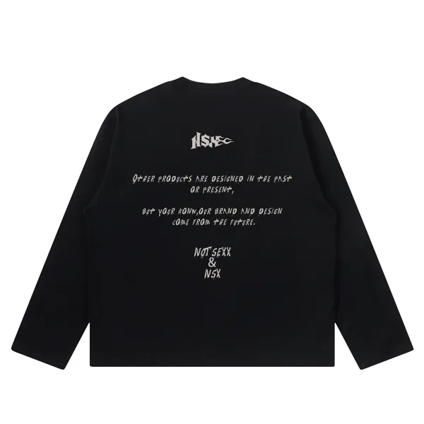 Design Three Exclamation Marks and 8-Ball Graphic Cropped T-Shirt - 16