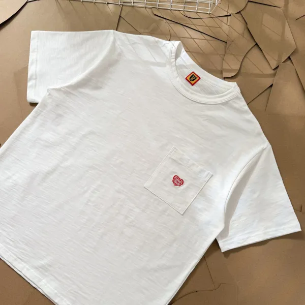 Human Made Heart Logo T-Shirt White and Black - 31