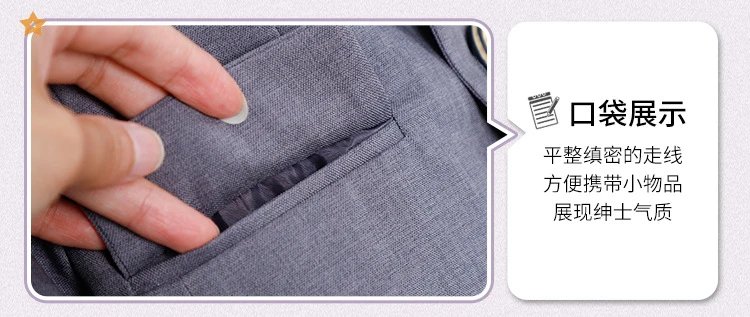 Design Six-Piece Formal Suit Set Gray with White Shirt and Red Bow Tie - 11