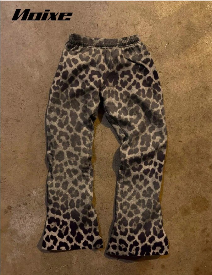 Design Saint Tears Sweatpants Brown with Patchwork and Side Lettering Sweatpants - 10