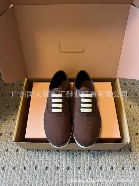 Aimé Leon Dore Canvas Sneakers Beige Canvas Shoes - 5