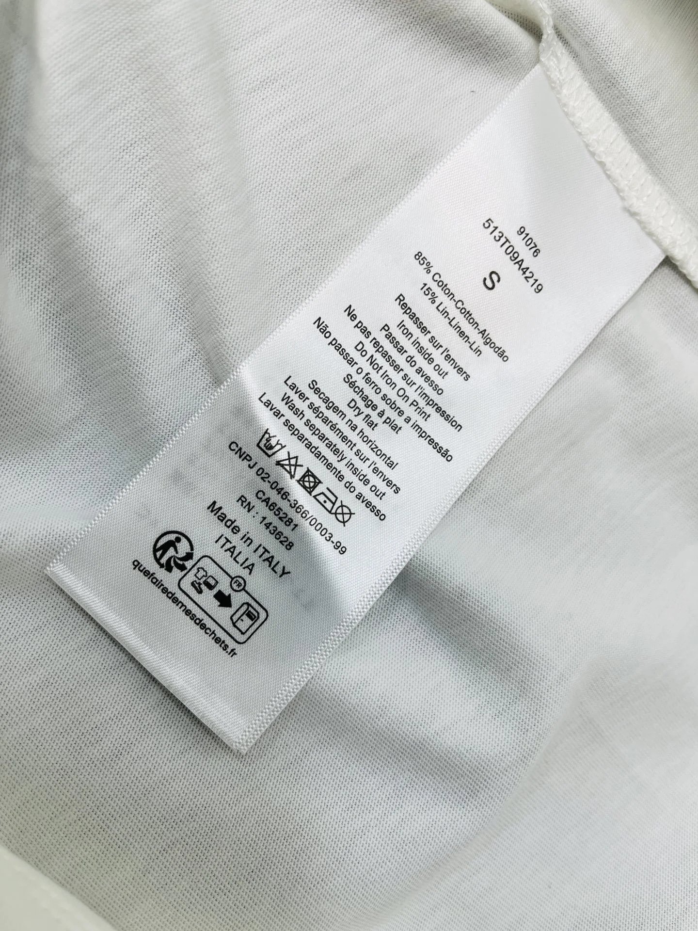 Dior Christia DIO Star Logo White T-Shirt - 17