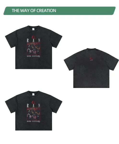 Design NOTSEX x Akira Kurosawa RAN Long Sleeve T-Shirt Black T-Shirts - 11